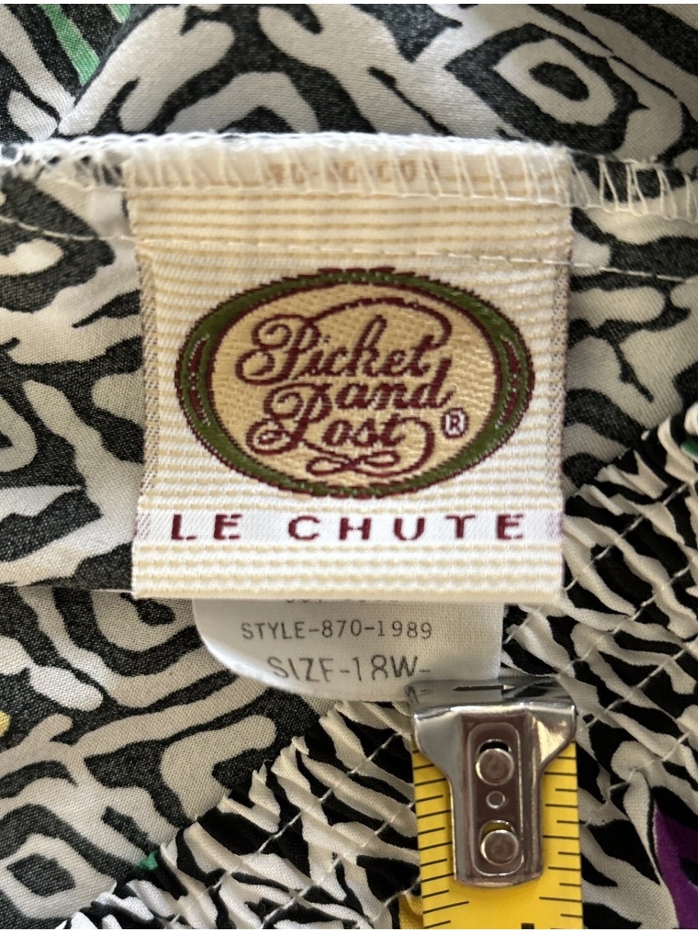 Picket and Post Le Chute Vtg 2-piece Pant Set Fits Like Modern Day Women’s Lg - Picture 15 of 16